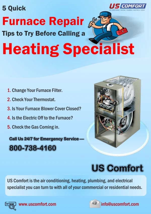 5 Quick Furnace Repair Tips to Try Before Calling a Heating Specialist