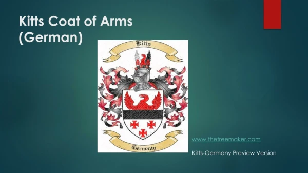 Kitts Coat of Arms