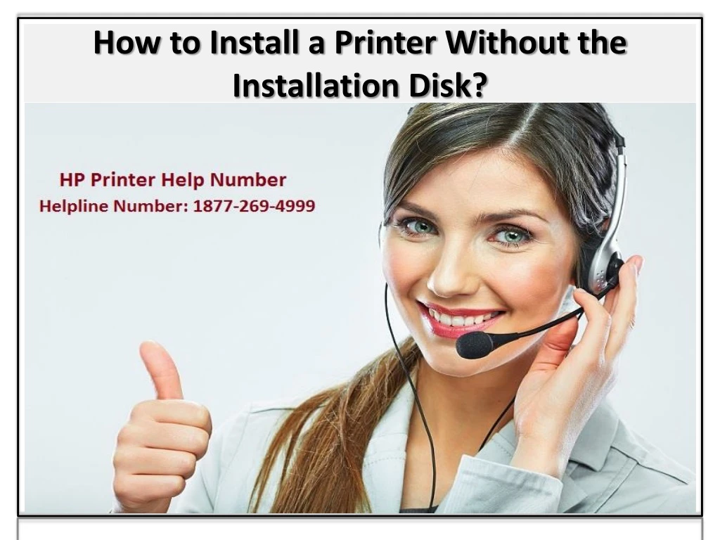 how to install a printer without the installation