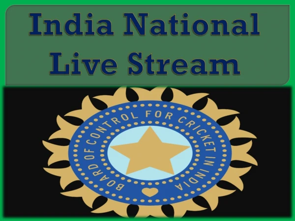 India National Live Stream