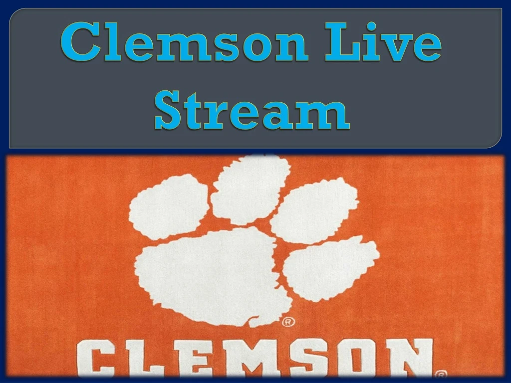 clemson live stream