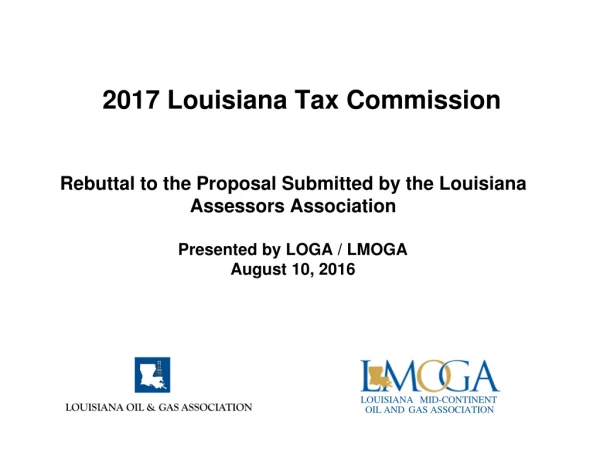 2017 Louisiana Tax Commission