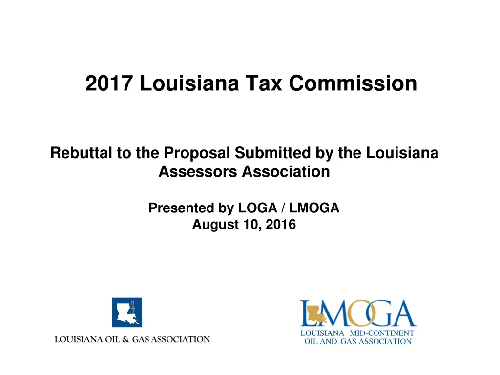 2017 louisiana tax commission