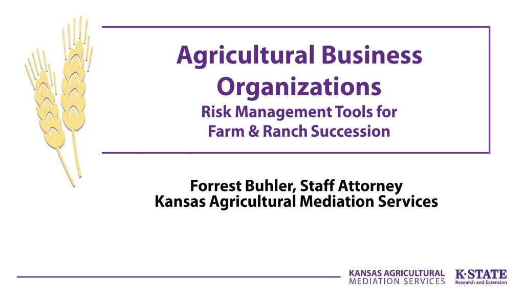 agricultural business organizations risk