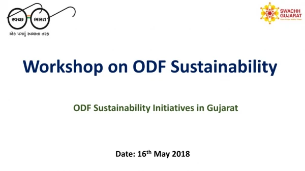 Workshop on ODF Sustainability