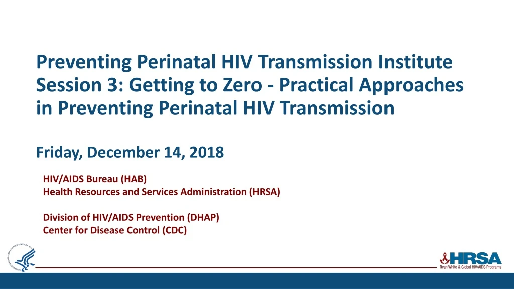 preventing perinatal hiv transmission institute