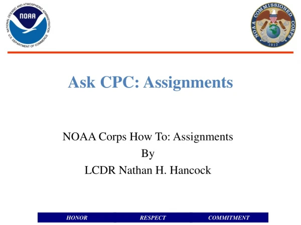 Ask CPC: Assignments