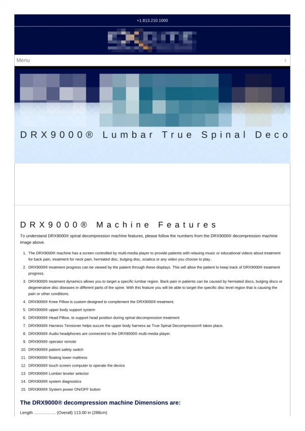 drx9000 spinal decompression