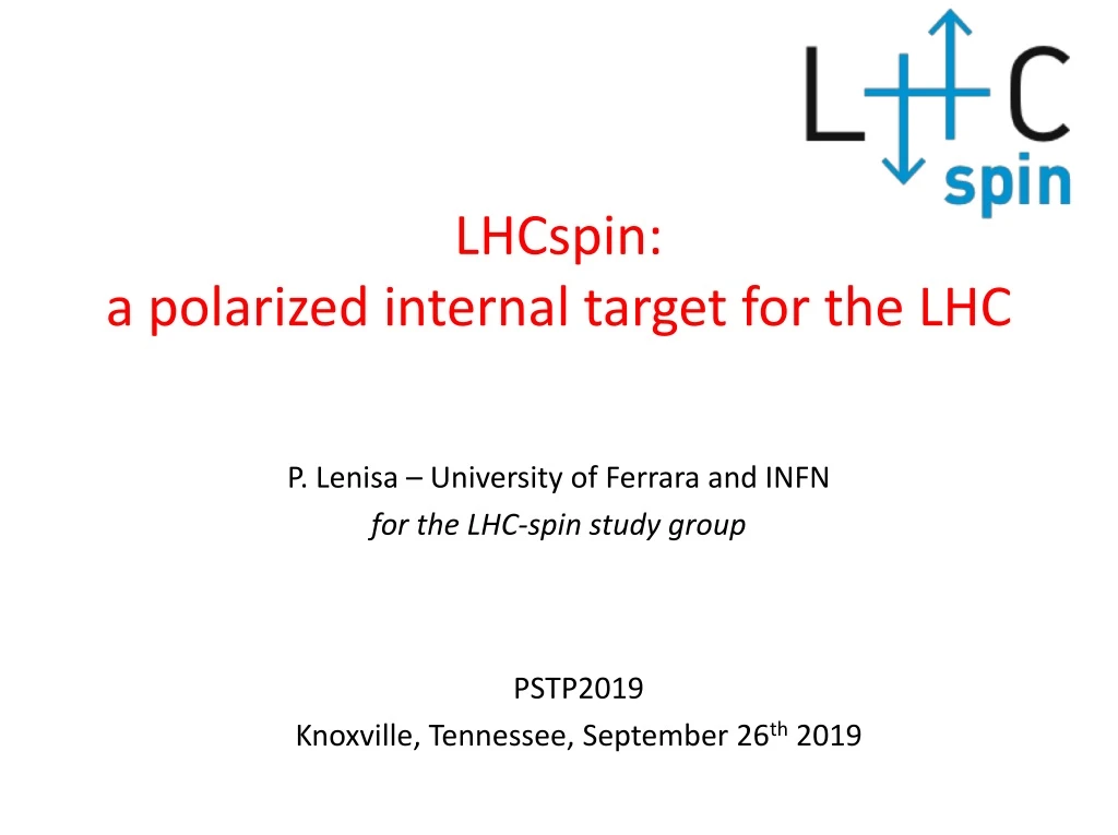 lhcspin a polarized internal target for the lhc