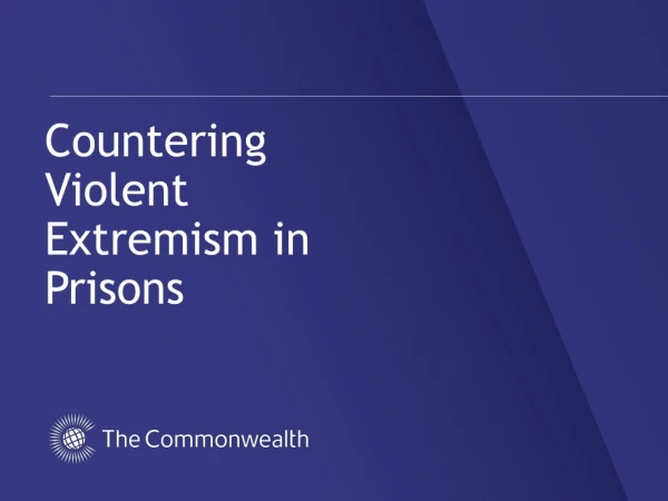 Countering Violent Extremism in Prisons