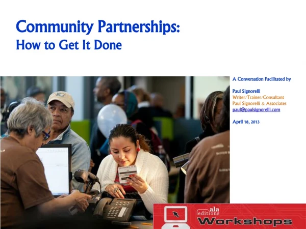 Community Partnerships: How to Get It Done