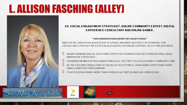 L. Allison Fasching (Alley)