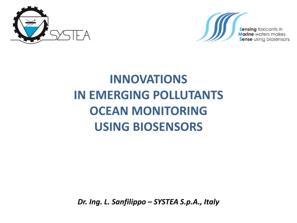 innovations in emerging pollutants ocean