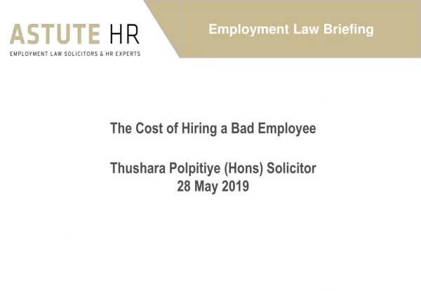 Employment Law Briefing
