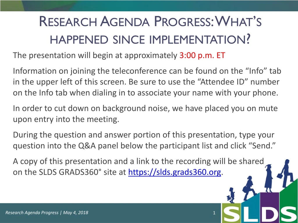 research agenda progress what s happened since implementation