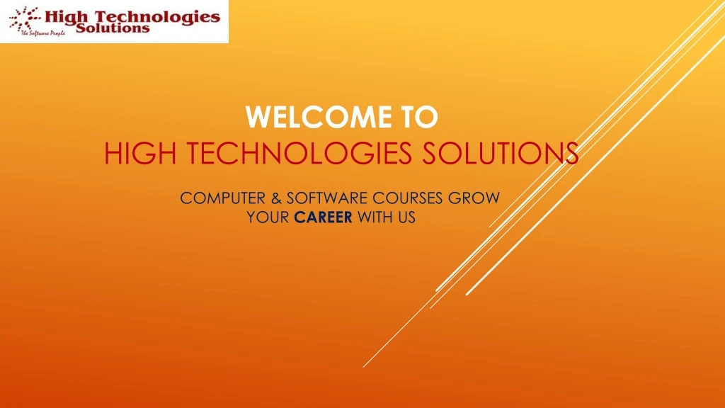 welcome to high technologies solutions