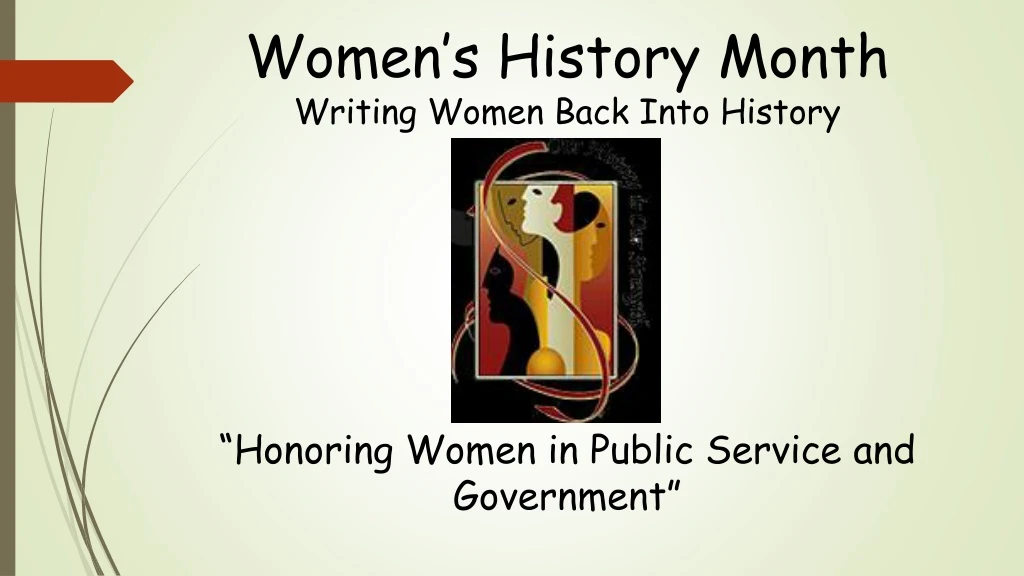 women s history month writing women back into
