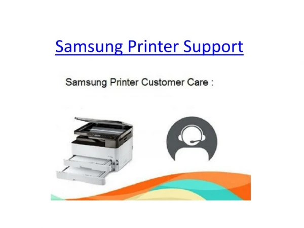 samsung printer support