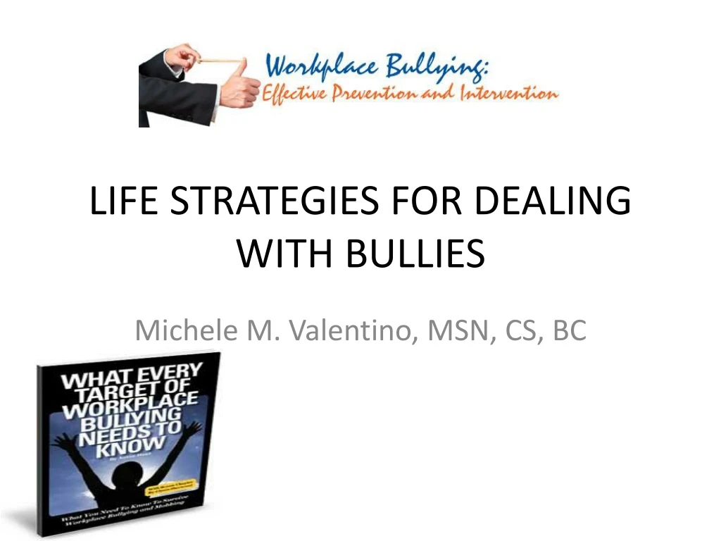 life strategies for dealing with bullies