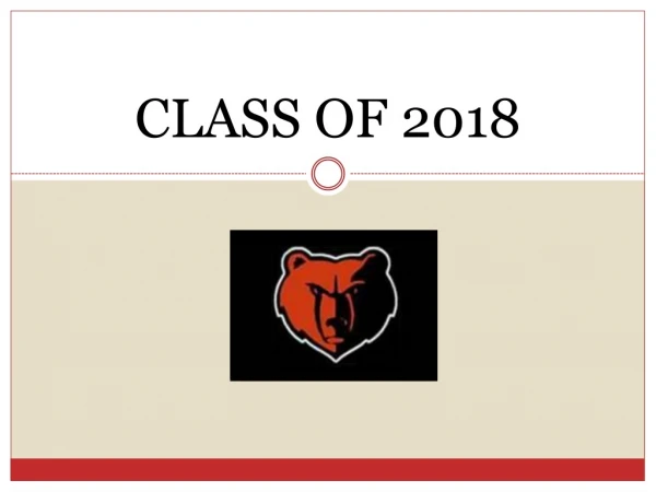 CLASS OF 2018