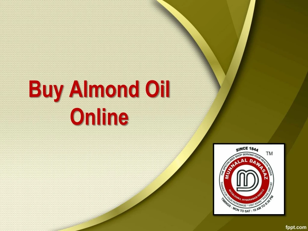 buy almond oil online