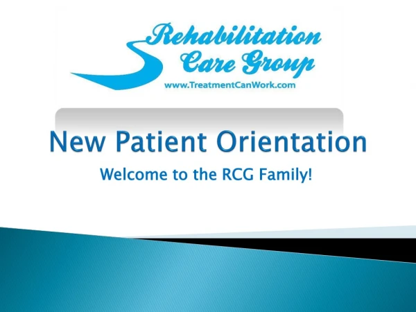 Welcome to the RCG Family!