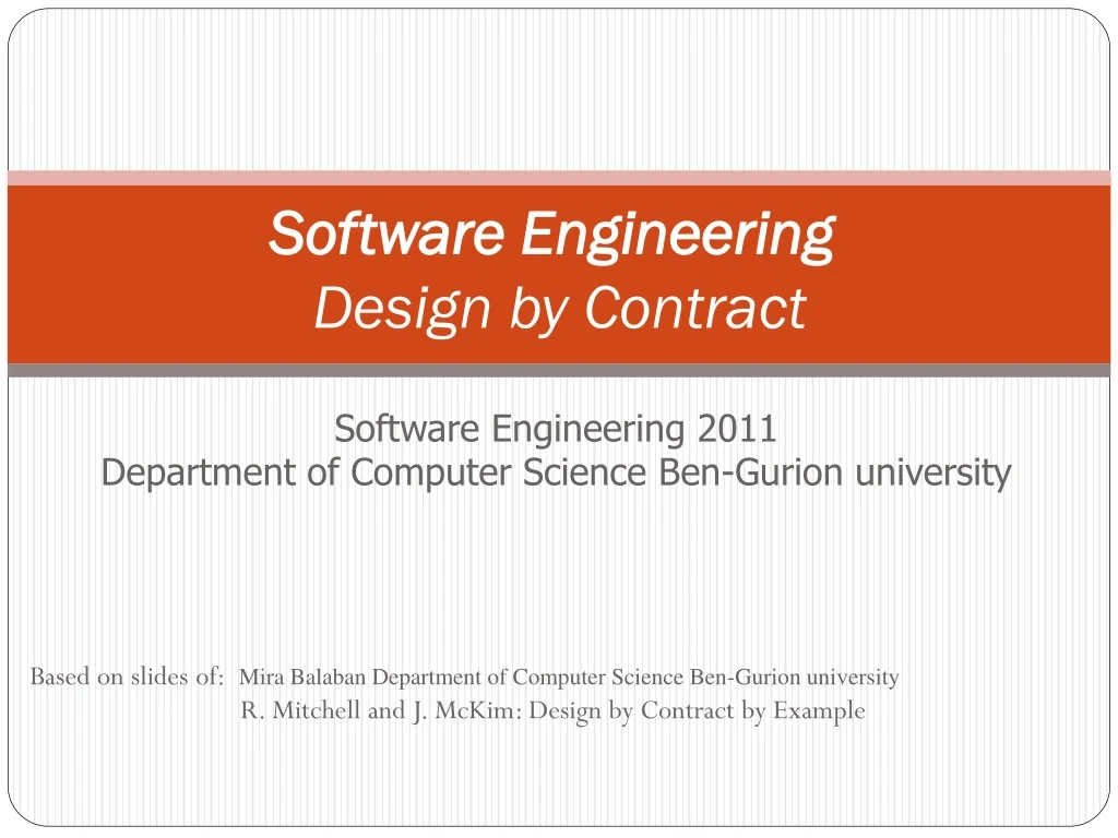 software engineering design by contract