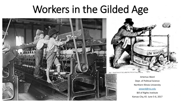 Workers in the Gilded Age