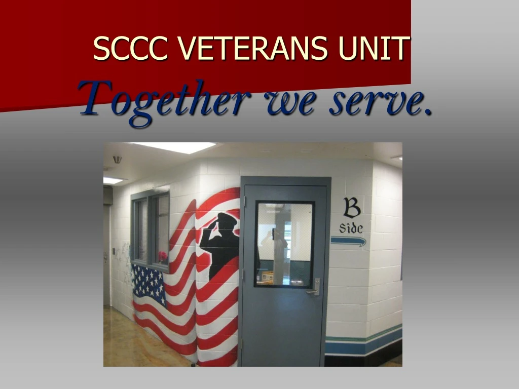sccc veterans unit together we serve