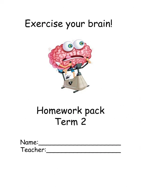 Exercise your brain!