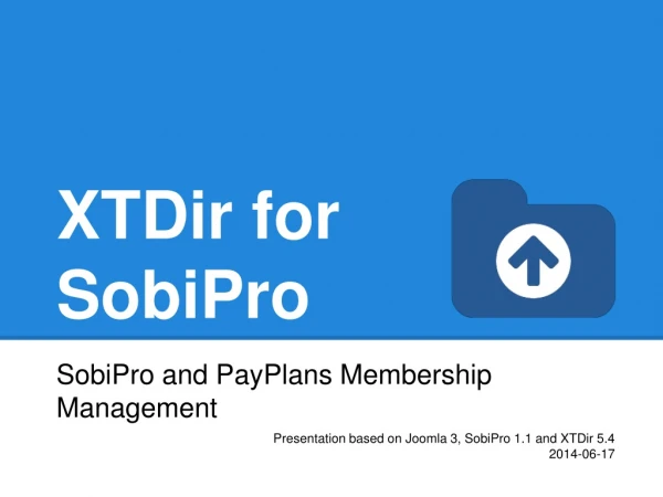 XTDir for SobiPro