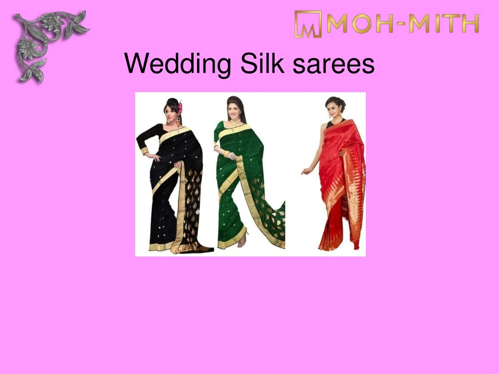 wedding silk sarees