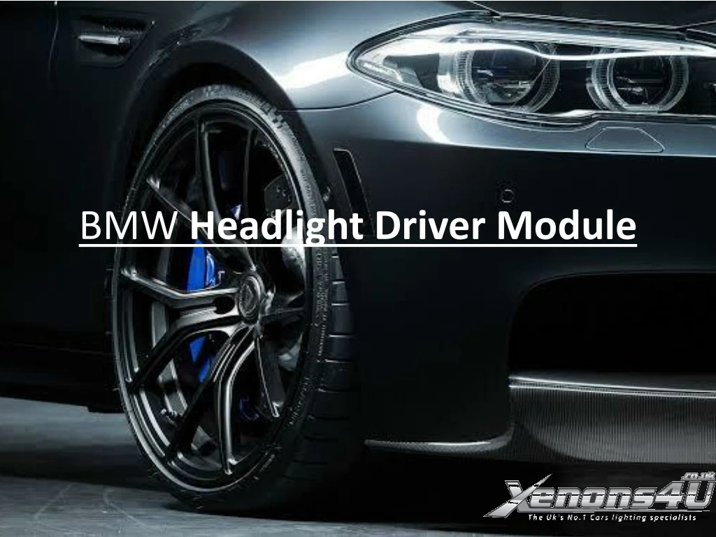 bmw headlight driver module