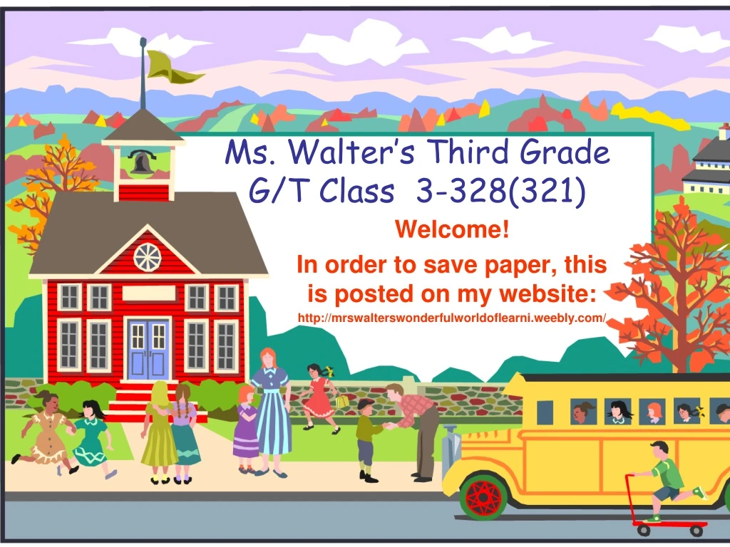 ms walter s third grade g t class 3 328 321