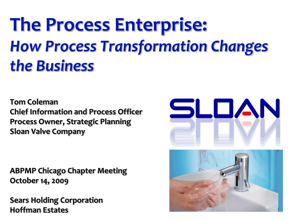 the process enterprise how process transformation