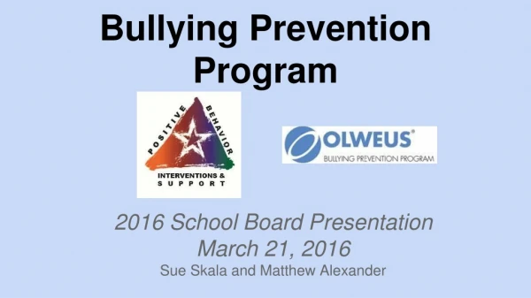 pbis and olweus bullying prevention program