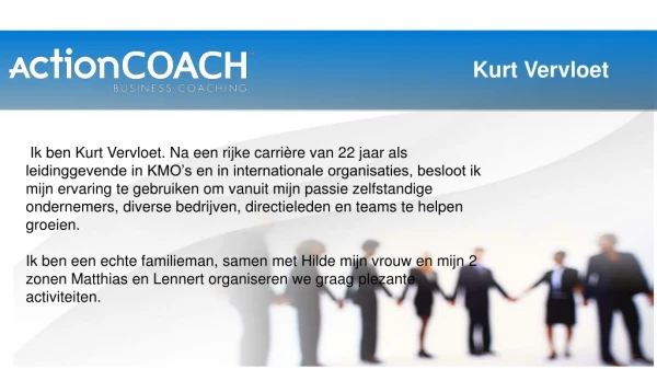 Gratis zakelijke coaching sessie - Kurt Vervloet