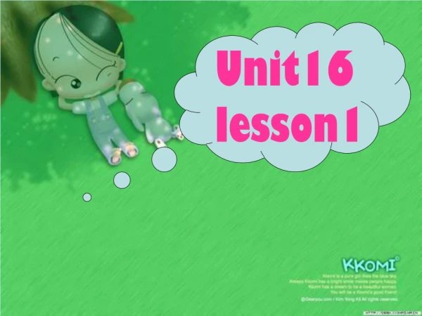 Unit16 lesson1