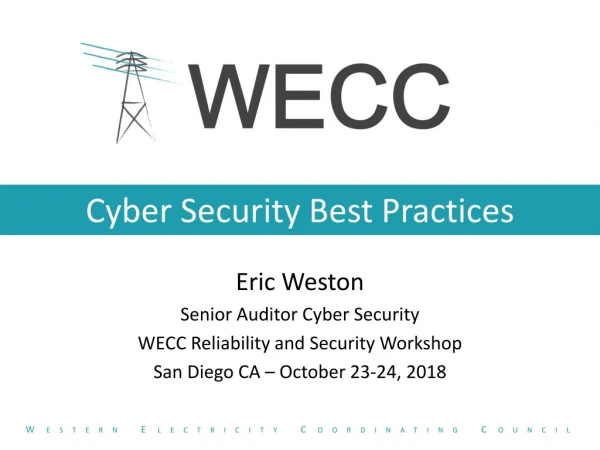 Cyber Security Best Practices