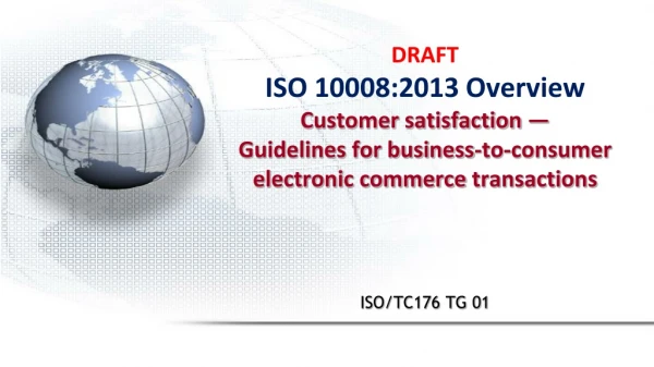 ISO/TC176 TG 01