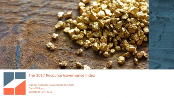 2017 Resource Governance Index (RGI)