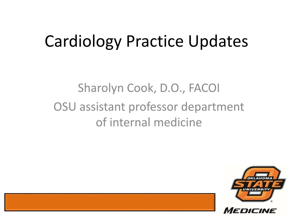 cardiology practice updates