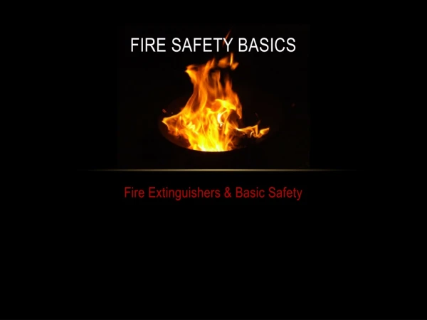 Fire safety basics