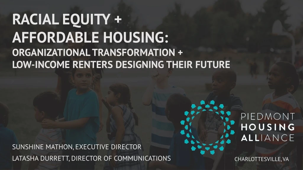racial equity affordable housing organizational