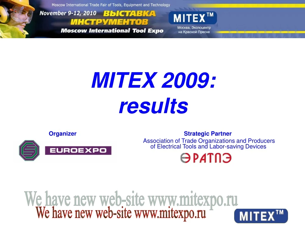 mitex 2009 results