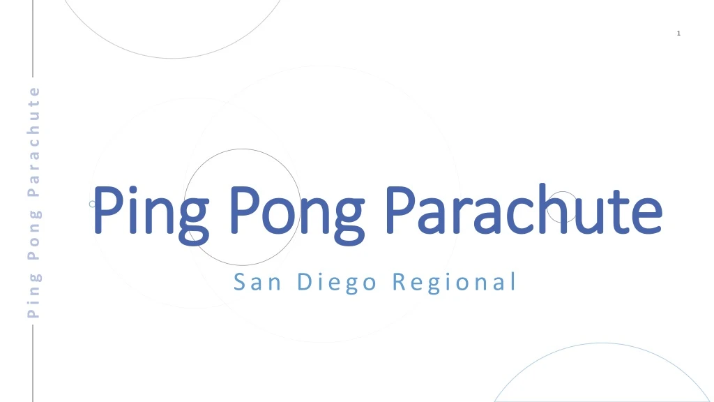 ping pong parachute
