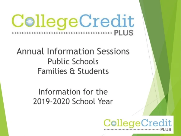 What is College Credit Plus?