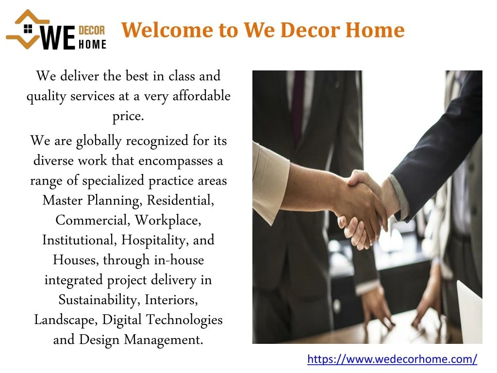 welcome to we decor home