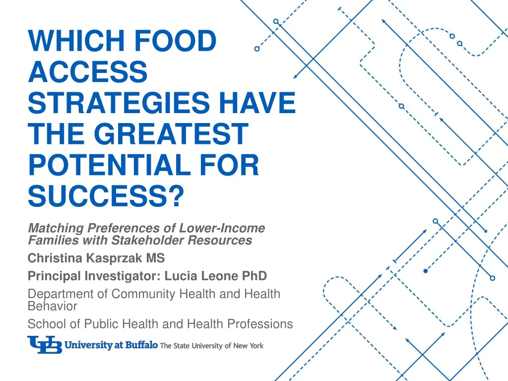 which food access strategies have the greatest potential for success