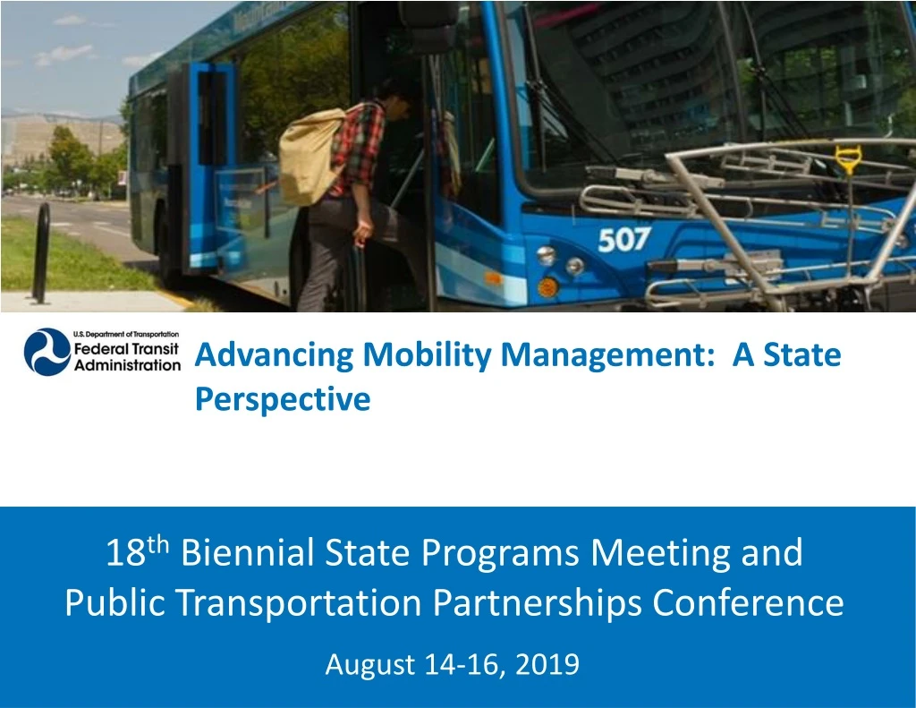 advancing mobility management a state perspective